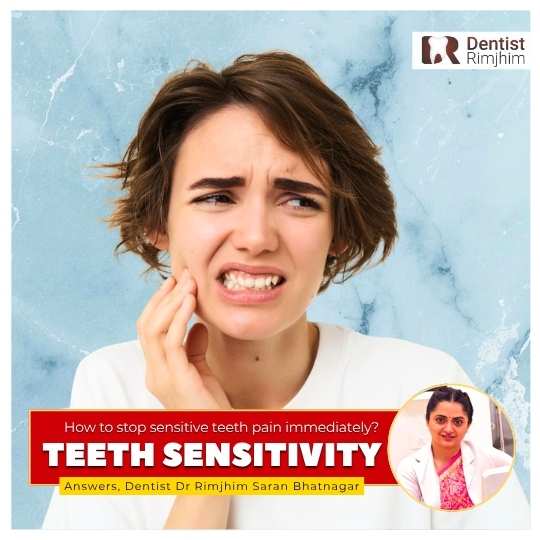Dr Rimjhim Bhatnagar_best dentist for tooth sensitivity treatment in delhi
